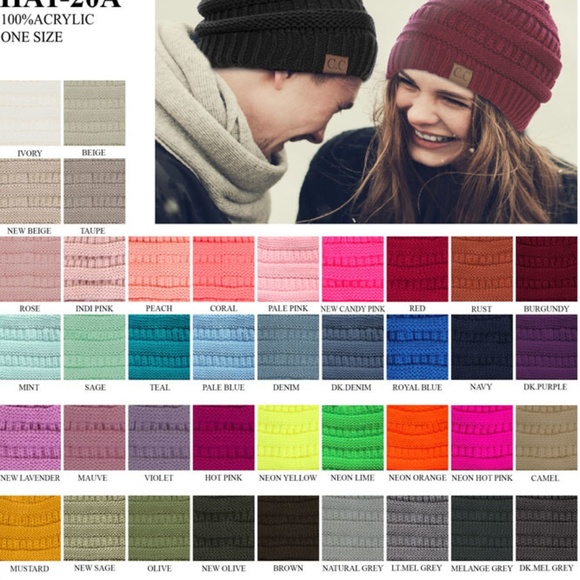 CC knit beanie - Picture 5 of 8